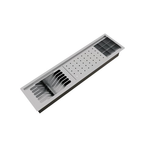 Escorredor Calha Úmida Kitchen 3 Módulos