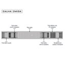 Ver imagem 5 de Calha Úmida Kitchen 6 módulos com porta horta ou gelo