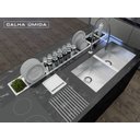 Ver imagem 4 de Calha Úmida Kitchen 6 Módulos com Porta Horta ou Gelo