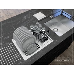 Calha Úmida Organizadora Lateral Quadratta Escorredor 50x40 - 2