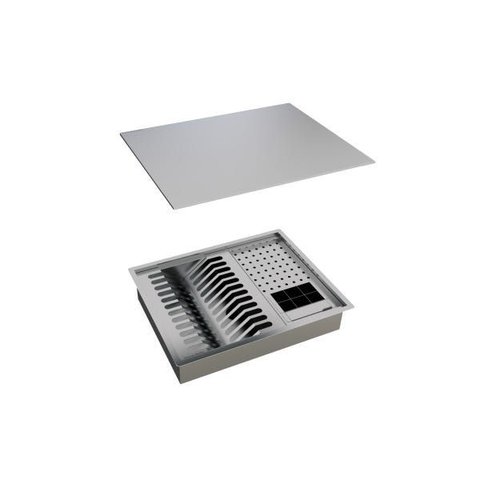 Calha Úmida Organizadora 4 Módulos Lateral Quadratta Escorredor 50x40