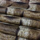 Ver imagem 3 de Papel de Parede Madeira Marrom+ Cola Inclusa
