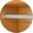 Ver imagem 5 de Guarda Roupa Solteiro 4 Portas 3 Gavetas e Vidro Reflecta 164cm com LED 100% MDF Imperiale Premium