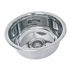 Cuba Para Cozinha Redonda De Aço Inox 304 25 X 14 Tecnocuba