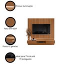 Ver imagem 2 de Painel Paris - Tv até 70'' Ripado Fita de Led - Lukaliam Móveis - Jequitiba
