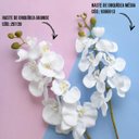 Ver imagem 4 de Flores Artificiais Haste de Orquídea Grande Branca | Linha Permanentes Formosinha