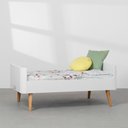 Ver imagem 3 de Berço Mini Cama Mali - Branco Fosco Abra Cadabra