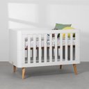 Ver imagem 1 de Berço Mini Cama Mali - Branco Fosco Abra Cadabra