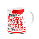 Ver imagem 2 de Caneca Namorados Laços - Você É a Resposta Mais Bonita