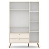 Berço Multifuncional Bkids com Guarda Roupa 3 Portas Gold Off White Freijó Eco Wood e Colchão – Mati - 13