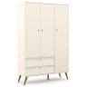 Berço Multifuncional Bkids com Guarda Roupa 3 Portas Gold Off White Freijó Eco Wood e Colchão – Mati - 12