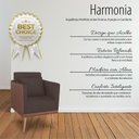 Ver imagem 2 de Cadeira Poltrona para Sala Quarto Confortável e Reforçada Sofia :marrom