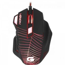 Mouse Gamer SPIDER VENOM OM-704 Preto/Vermelho FORTREK - 1