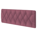 Ver imagem 3 de Cabeceira de Cama Queen Estofada Capitone Pari 1,60 X 55 Rosa Suede