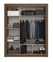 Ver imagem 2 de Guarda roupa Herval PH 1708 - Branco - Com espelho - 3 portas de correr