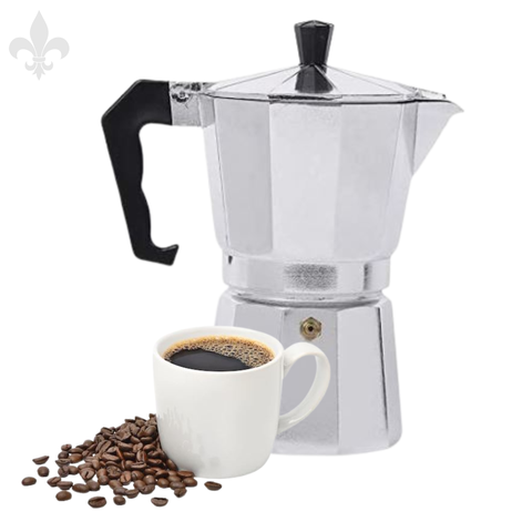 Cafeteira Italiana 3 Xícaras Alumínio Premium Super Prático