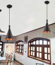 Ver imagem 3 de Pendente Decor Luminária Indian Alumínio Preto/cobre P