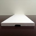 Ver imagem 2 de Moldura/rodapé de Poliestireno 10cm Liso Branco (10x1x240cm)