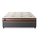 Ver imagem 5 de Conjunto Cama Box Espuma Espuma Chicago Marrom Casal 138x188x57