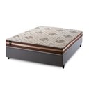 Ver imagem 4 de Conjunto Cama Box Espuma Espuma Chicago Marrom Casal 138x188x57