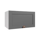 Ver imagem 2 de Armário Aéreo 1 Porta Basculante 60cm Arizona CabeCasa MadeiraOriginals Cinza/Branco