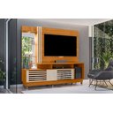 Ver imagem 1 de Rack Frizz Plus para Tv de até 60 Polegadas (com Rodízios) - Cinamomo / Off White - Madetec