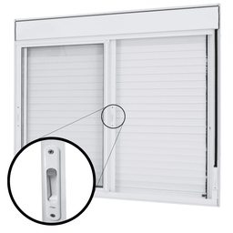 Janela de Alumínio Branco | Persiana Integrada | Linha Premium | Atlântica A=1,20m x L=1,50m - 1