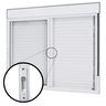 Janela de Alumínio Branco | Persiana Integrada | Linha Premium | Atlântica A=1,20m x L=1,50m - 1