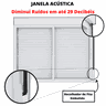 Janela de Alumínio Branco | Persiana Integrada | Linha Premium | Atlântica A=1,20m x L=1,50m - 9