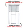 Porta de Alumínio Branco | Persiana Integrada | Linha Premium | Atlântica A=2,30m x L=1,50m - 8