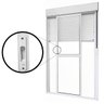 Porta de Alumínio Branco | Persiana Integrada | Linha Premium | Atlântica A=2,30m x L=1,50m - 1