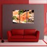 Quadro Sushi Culinária Japonesa 3 Peças Com Moldura - 4