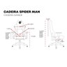 Cadeira Gamer Dazz Marvel Homem Aranha Encosto Reclinável - 7