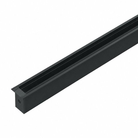 Trilho Eletrificado de Embutir Stella S.Line 24V com 1 Metro Preto