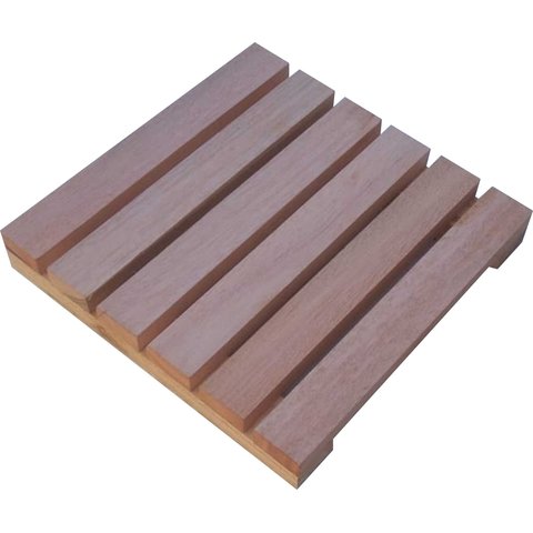 Deck de Madeira Modular 30x30 Cm Réguas 4 Cm com Pintura Neonx:osmocolor Incolor Uv Glass