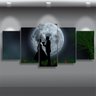 Quadro decorativo Casal Lua Cheia Amor Romance Mosaico - 3