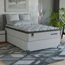 Ver imagem 1 de Cama Box Viúva + Colchão Comfort Class Pillow Top 128x188 Branco/suede Branco