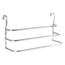 Ver imagem 2 de Toalheiro Triplo Alumínio Polido Alto Brilho 60cm