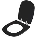 Ver imagem 2 de Assento Sanitário Soft Close Donna Preto para Vaso Santamarina