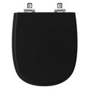 Ver imagem 1 de Assento Sanitário Soft Close Donna Preto para Vaso Santamarina