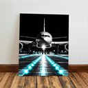 Ver imagem 6 de Kit 3 Quadro Decorativo Avião Aviação Aeronave Pista Luxo 40x28cm