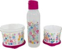 Ver imagem 3 de Tupperware Kit 3 Peças Potes e Garrafa Bouquet Amor Potes e Garrafa Amor