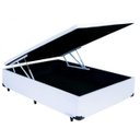 Ver imagem 1 de Cama Box Baú Solteirão 108x198x040 Inteiriço Premium Corino/Sued Medida Especial - Corino Marrom