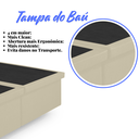 Ver imagem 7 de Cama Box com Baú King 193x203 com Pistão a Gás Courino Linho