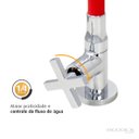 Ver imagem 3 de Torneira Cozinha Mesa Silicone Vermelho C29 Cone Jato Duplo