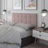PAINEL CAMA BOX SUSPENSA ALINE ROSE   1.40 - 1