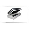 Cama Box Solteiro Master Box Design Baú Branco + Colchão Molas Confort Black 088x188x068 - Sued Cinza - 3
