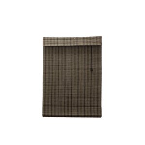 Persiana Bambu Romana Varadero 120 (L) X 220 (A) cm Cortina Madeira Bandô 1,20 x 2,20 Ebano Marrom