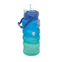 Ver imagem 2 de Garrafa Squeeze Gradiente 2 Litros Lyor Azul e Verde