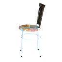 Ver imagem 4 de 6 Cadeiras para Mesa Branca Hawai Marrom Assento Floral:happy Hour